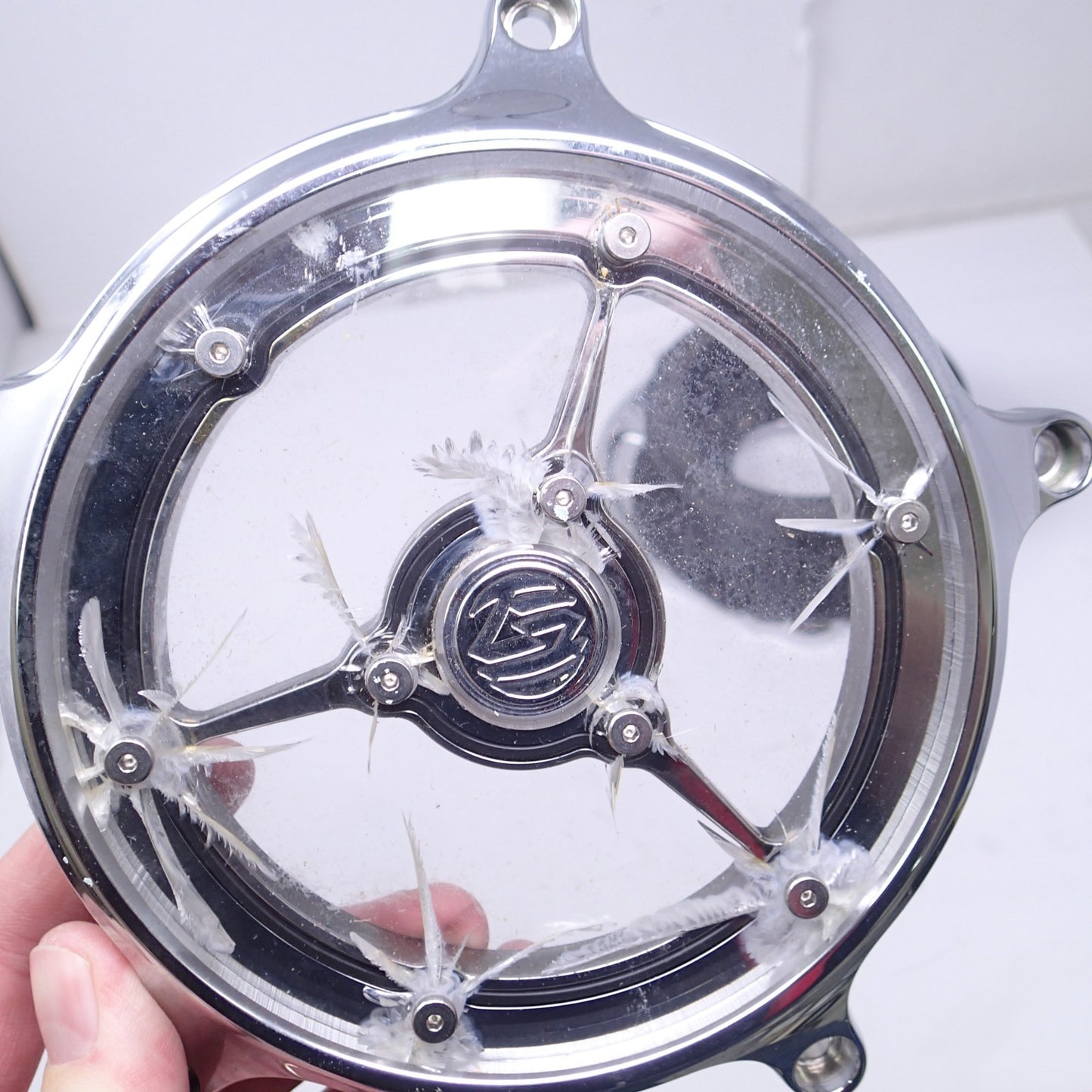 Chrome Air Cleaner Intake Filter For Harley Dyna Softail Deluxe FLSTN Road PARTS