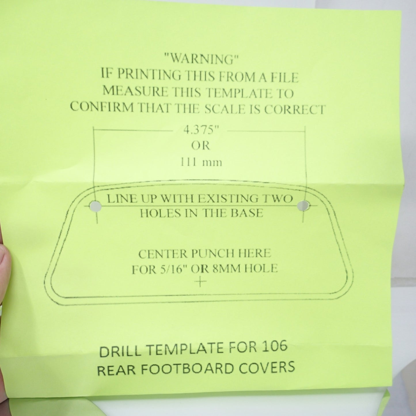 Cycle Smiths Motorcycle Shredder Rear Footboard Covers - Chrome Waffle Rear