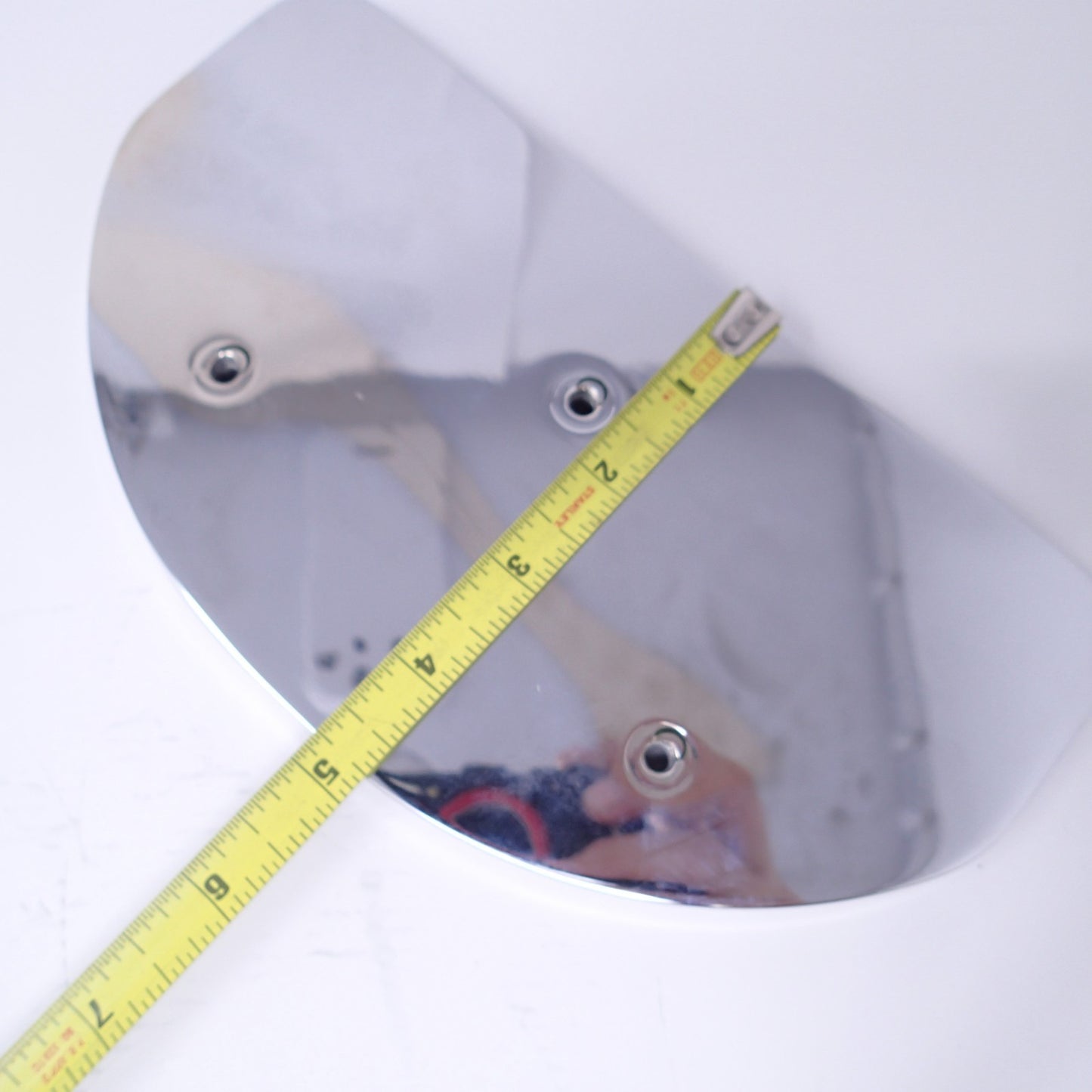 Cycle Smiths Motorcycle Shredder Rear Footboard Covers - Chrome Waffle Rear