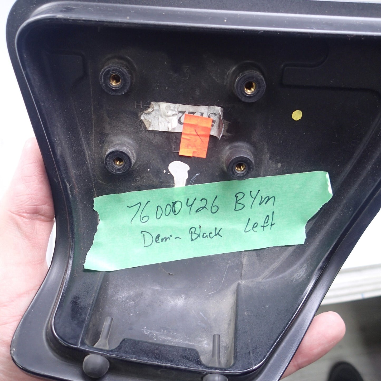 Harley MEDIA DOOR ASSEMBLY STORAGE, LEFT (BLACK DENIM) 76000426BYM