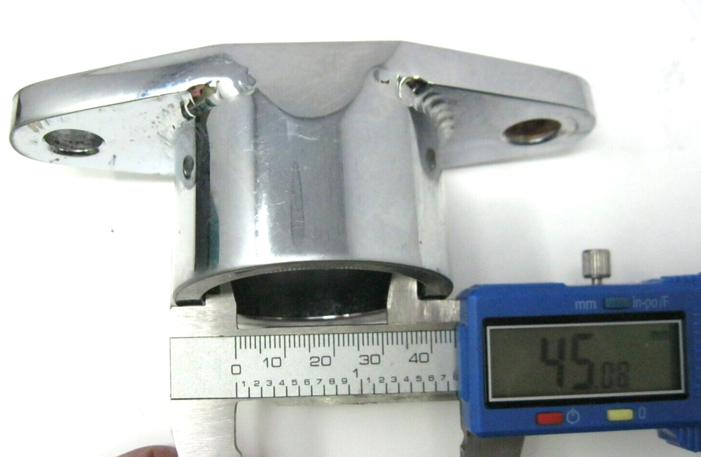 Chrome Rear End Cap for Harley-Davidson Swing Arm (Year-Model Fitment Unknown)