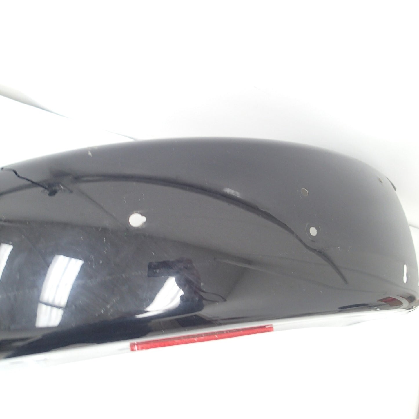 Harley Vivid Black Silver Pinstripes Rear Fender 04-05 FLSTC Softail 59126-04BHY