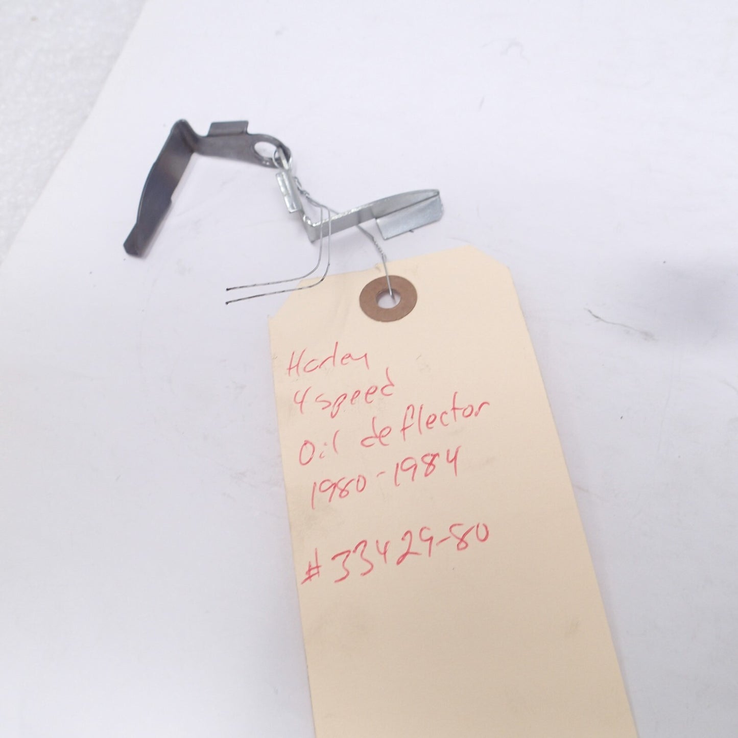 Harley 33429-80 Transmission mainshaft oil deflector gear Big Twin 80-84 2pcs