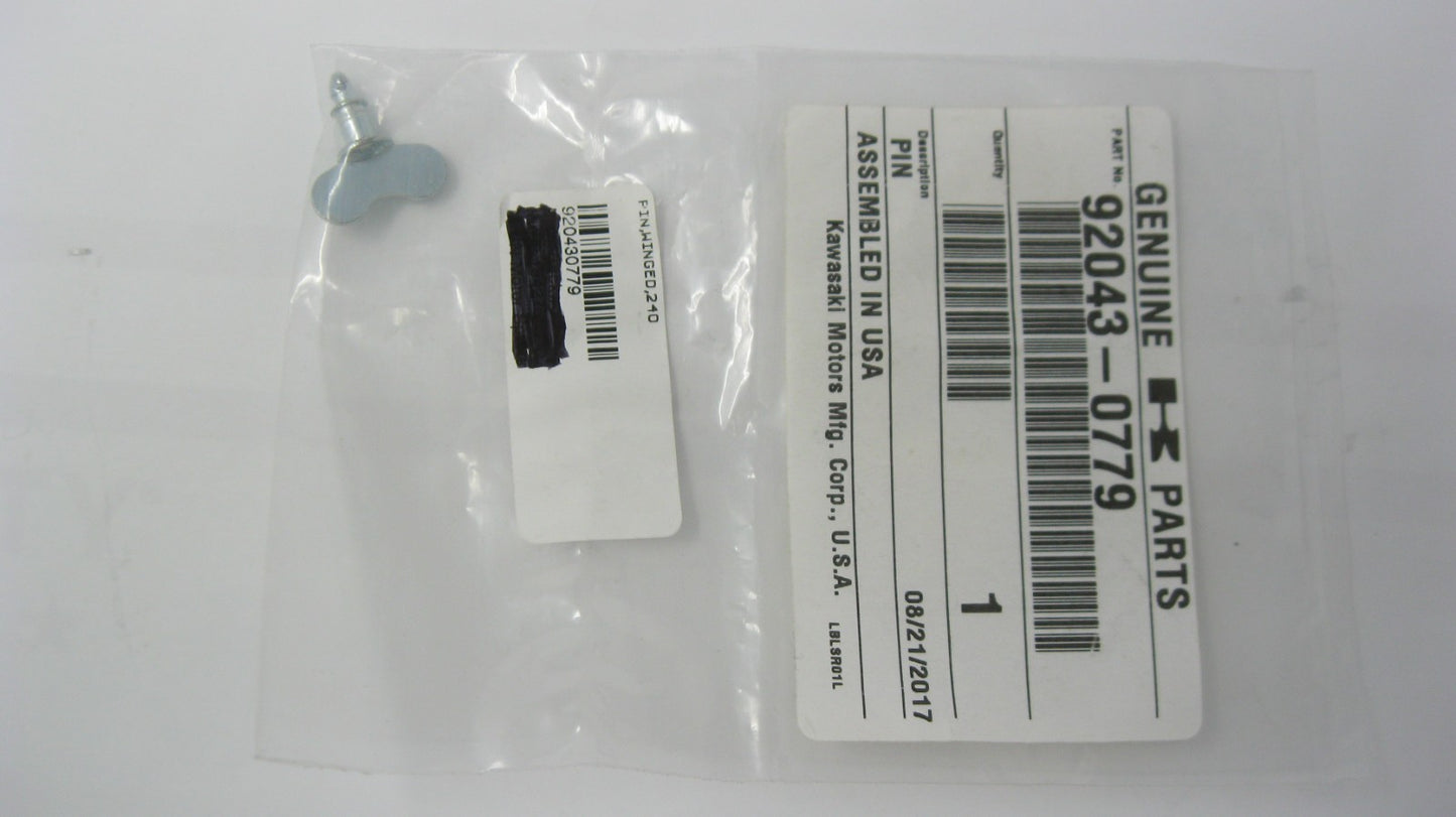Kawasaki OEM 14-25 Teryx Rear Fender Winged Pin 92043-0779