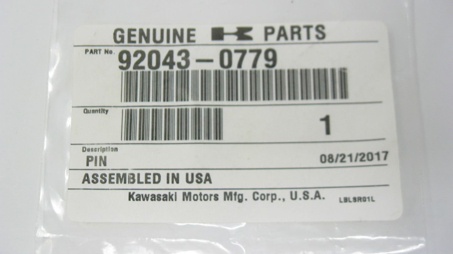 Kawasaki OEM 14-25 Teryx Rear Fender Winged Pin 92043-0779
