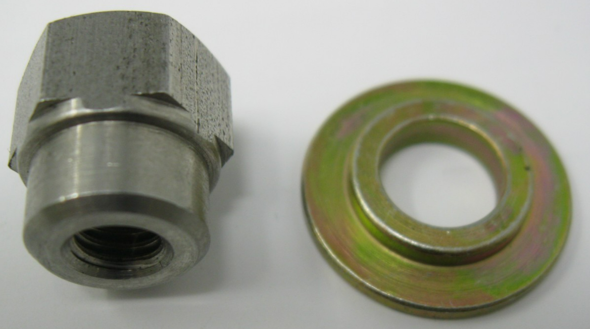 Harley-Davidson Nut Spacer & Step Washer ONLY from Snail Horn Kit 69060-90F