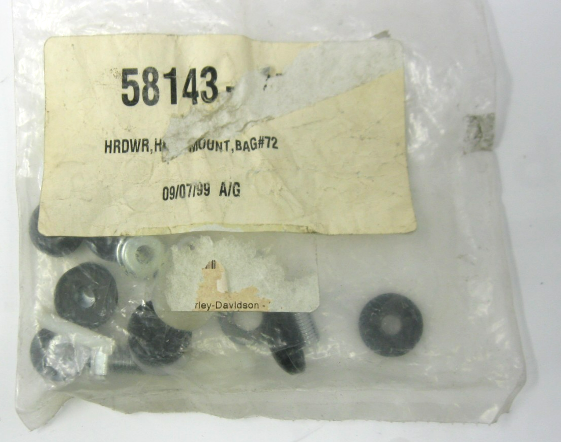Harley-Davidson OEM Sport Windshield Hardware Kit For XL, FXR, FXRS 58143-85