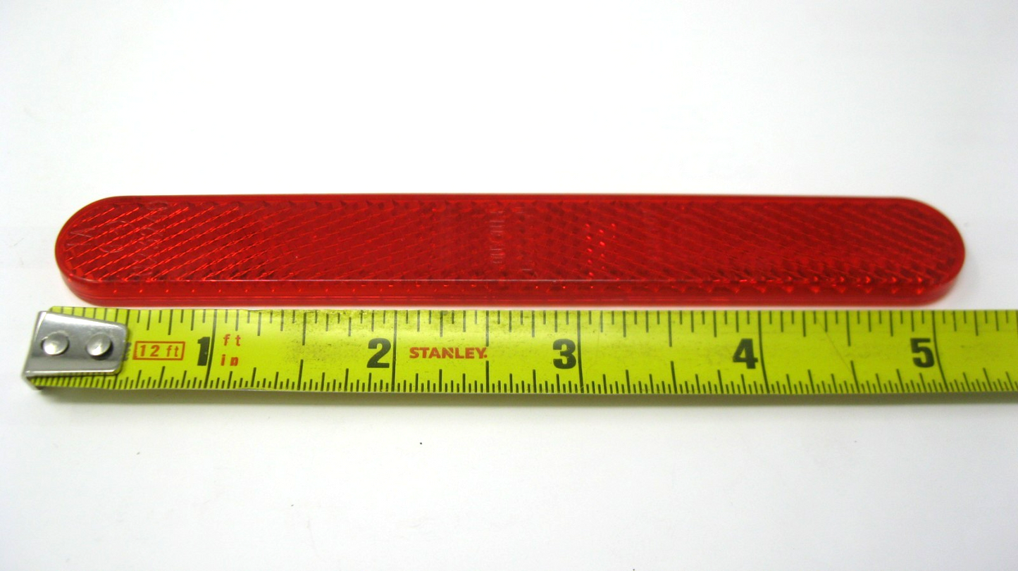 Harley-Davidson OEM 07 & Later Oblong Red Reflector (Tape Soiled) 69490-07