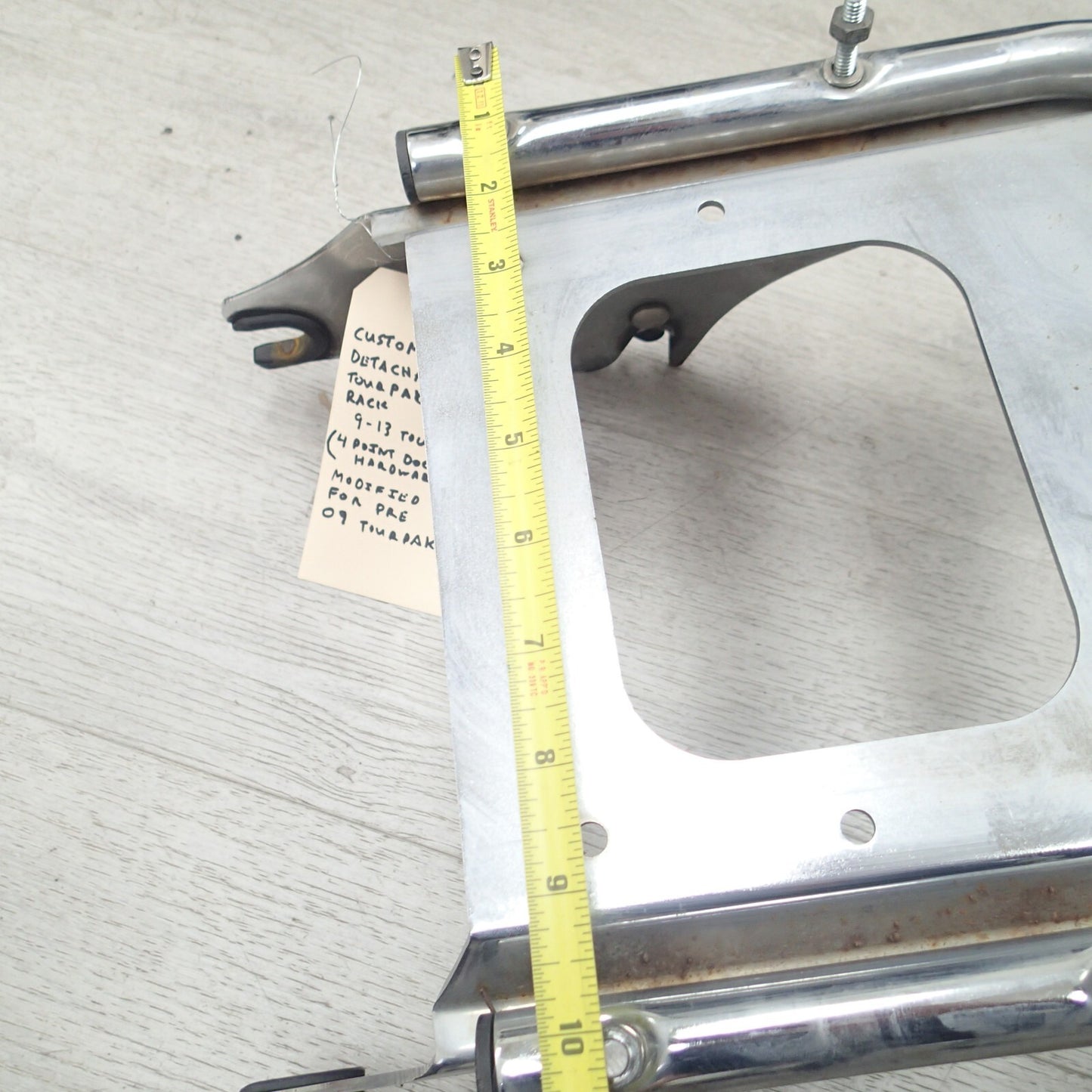 CUSTOM DETACHABLE TOUR PAC RACK 9-13 TOURING 4 POINT for PRE 09 TOURPAK