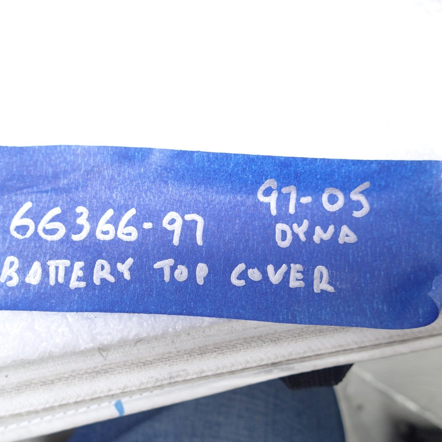 Harley Davidson Dyna Super Glide & Low Rider Black Battery Box Top Cover Lid