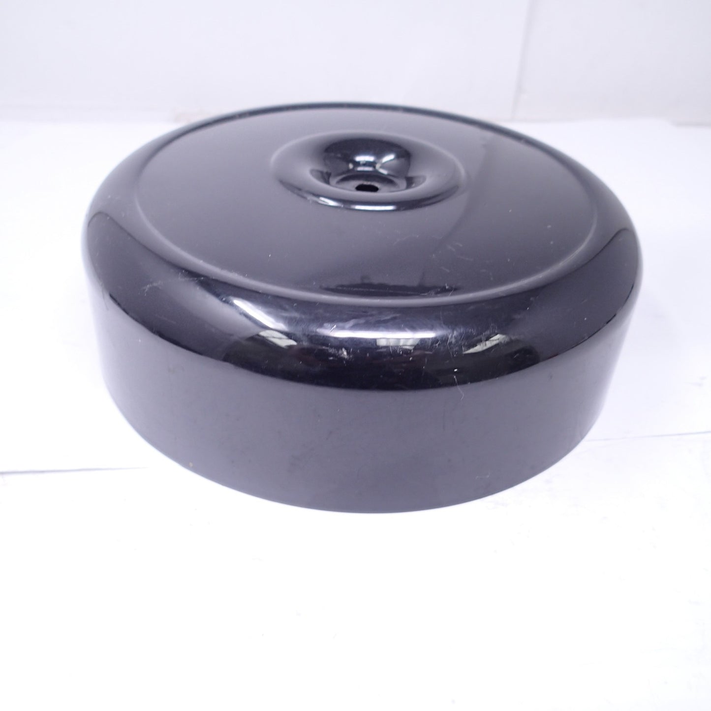 8" round carb air cleaner cover black Harley Evo FXR Softail FL Dyna XL FXRT