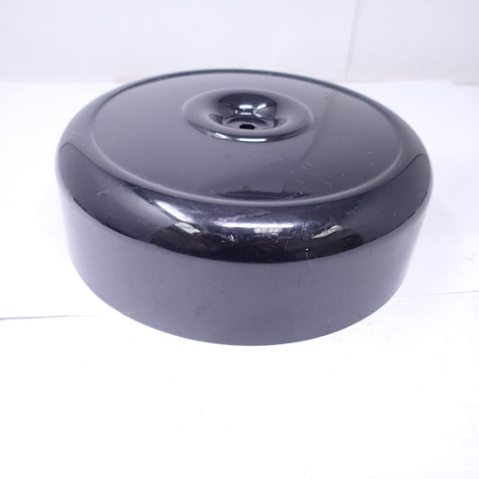 8" round carb air cleaner cover black Harley Evo FXR Softail FL Dyna XL FXRT