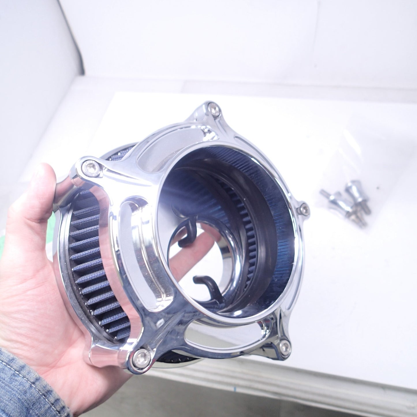 Air Cleaner Intake Filter For Harley Touring Touring 2017+ missing glass