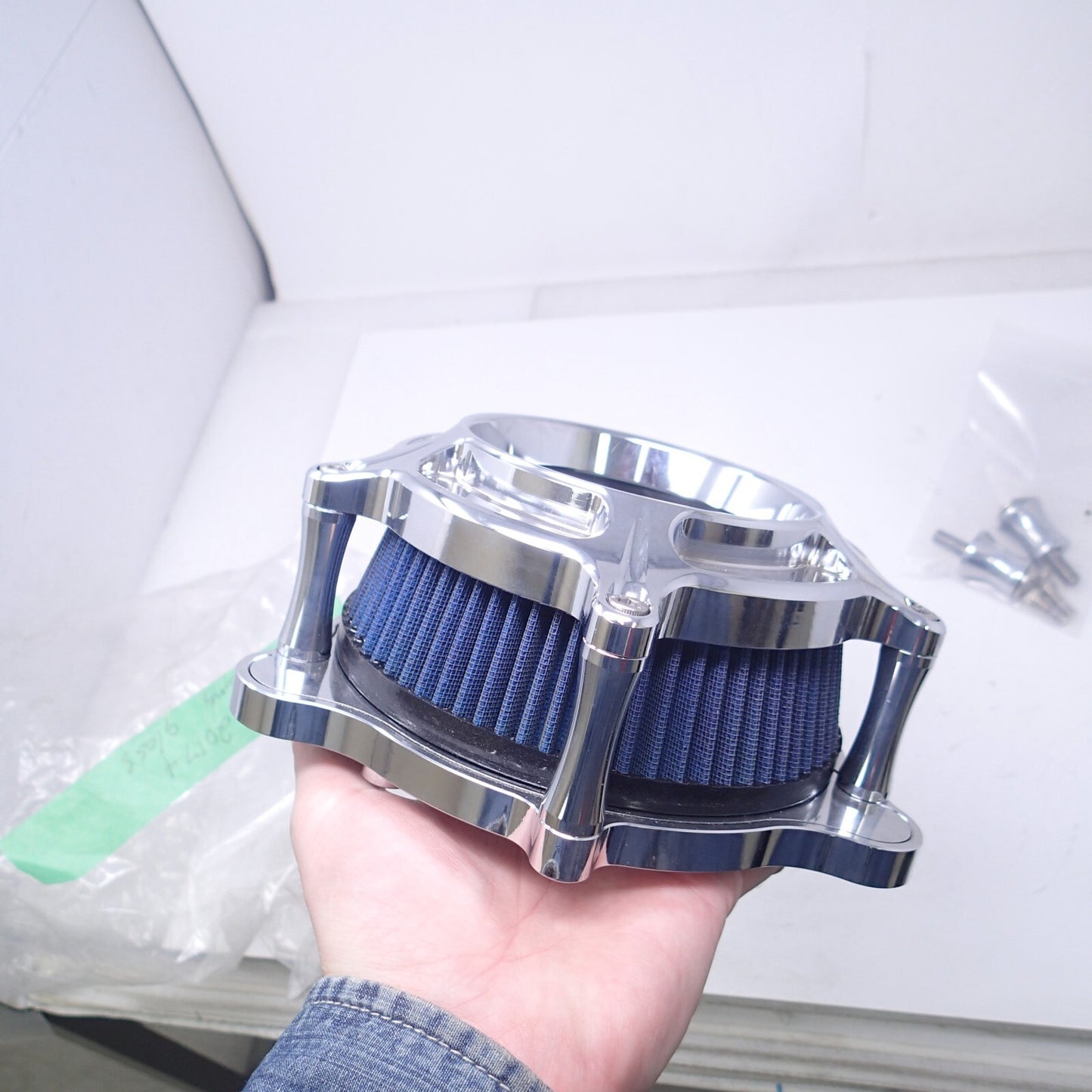 Air Cleaner Intake Filter For Harley Touring Touring 2017+ missing glass