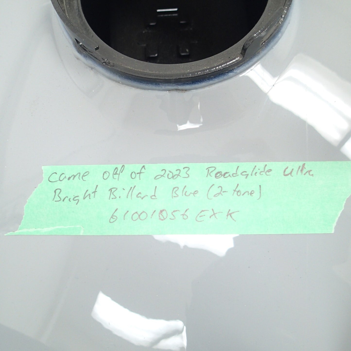 Billiard blue Gray Gas Tank FLHTK Limited Ultra Emblems Harley 2023 61001056EXK