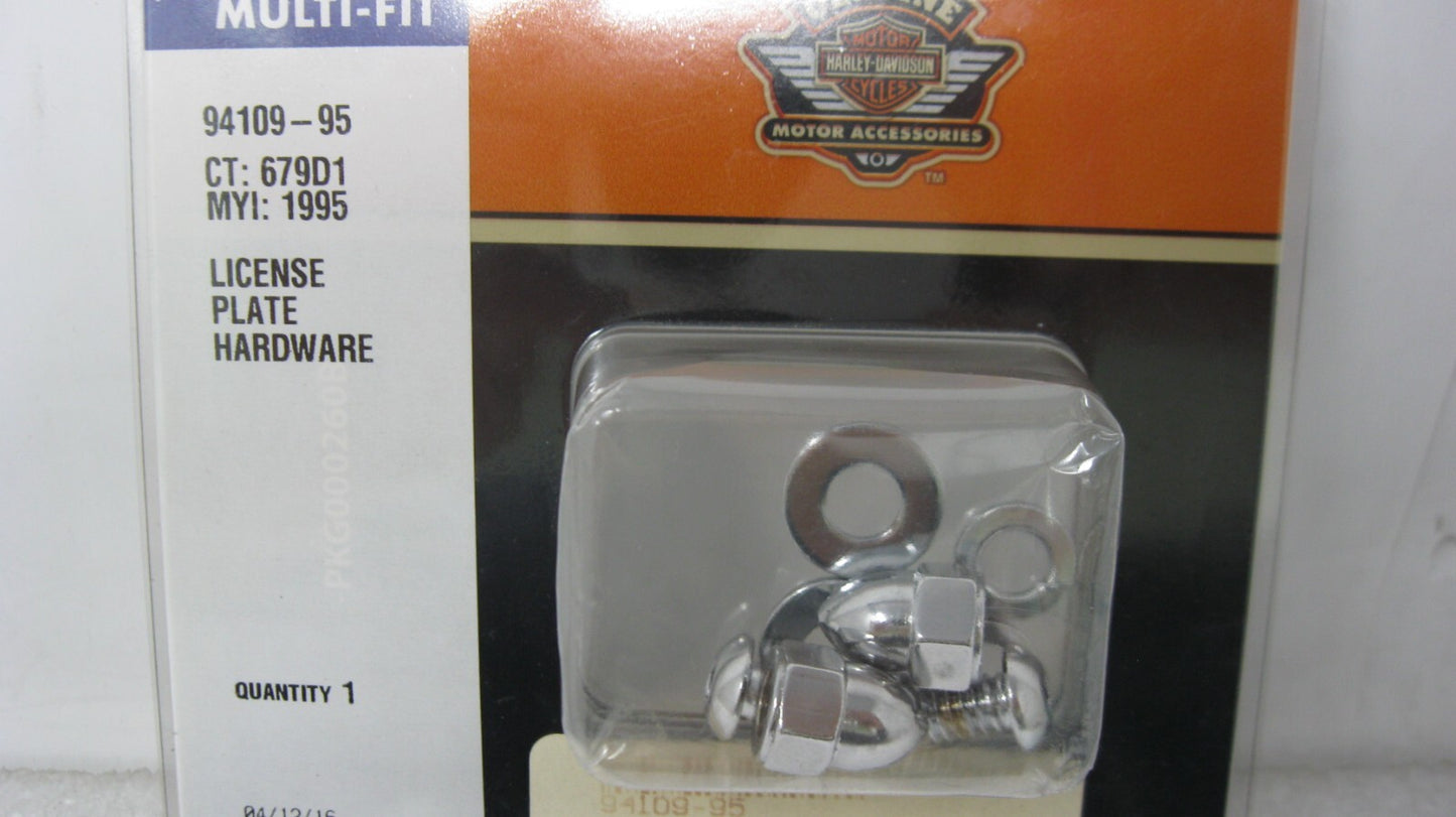 Harley-Davidson License Plate Hardware - New - 94109-95