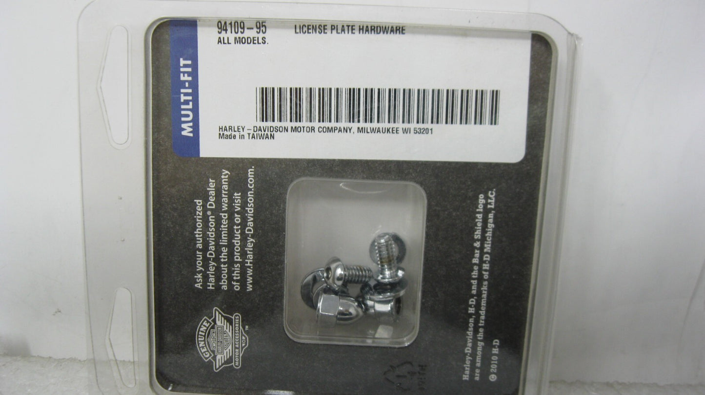Harley-Davidson License Plate Hardware - New - 94109-95