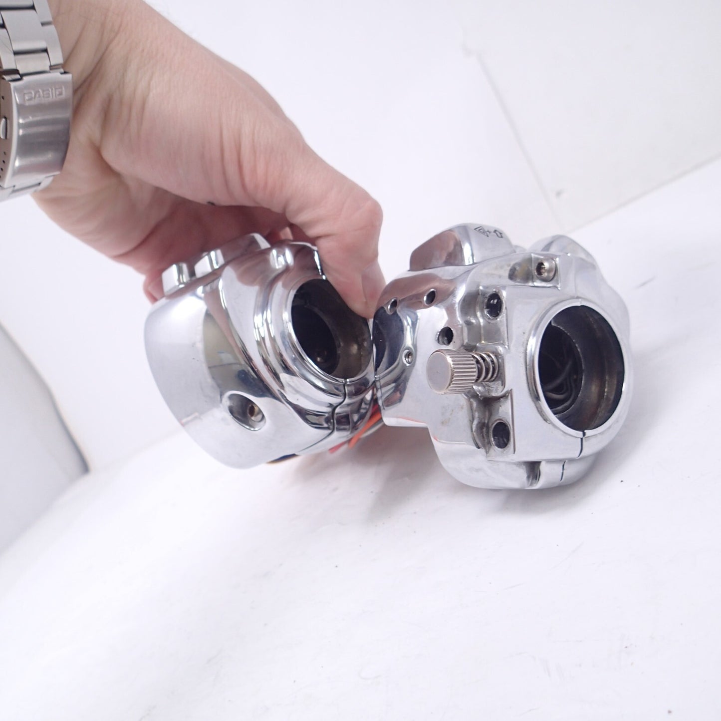 1996+ Harley Aftermarket Chrome switch housings &switche