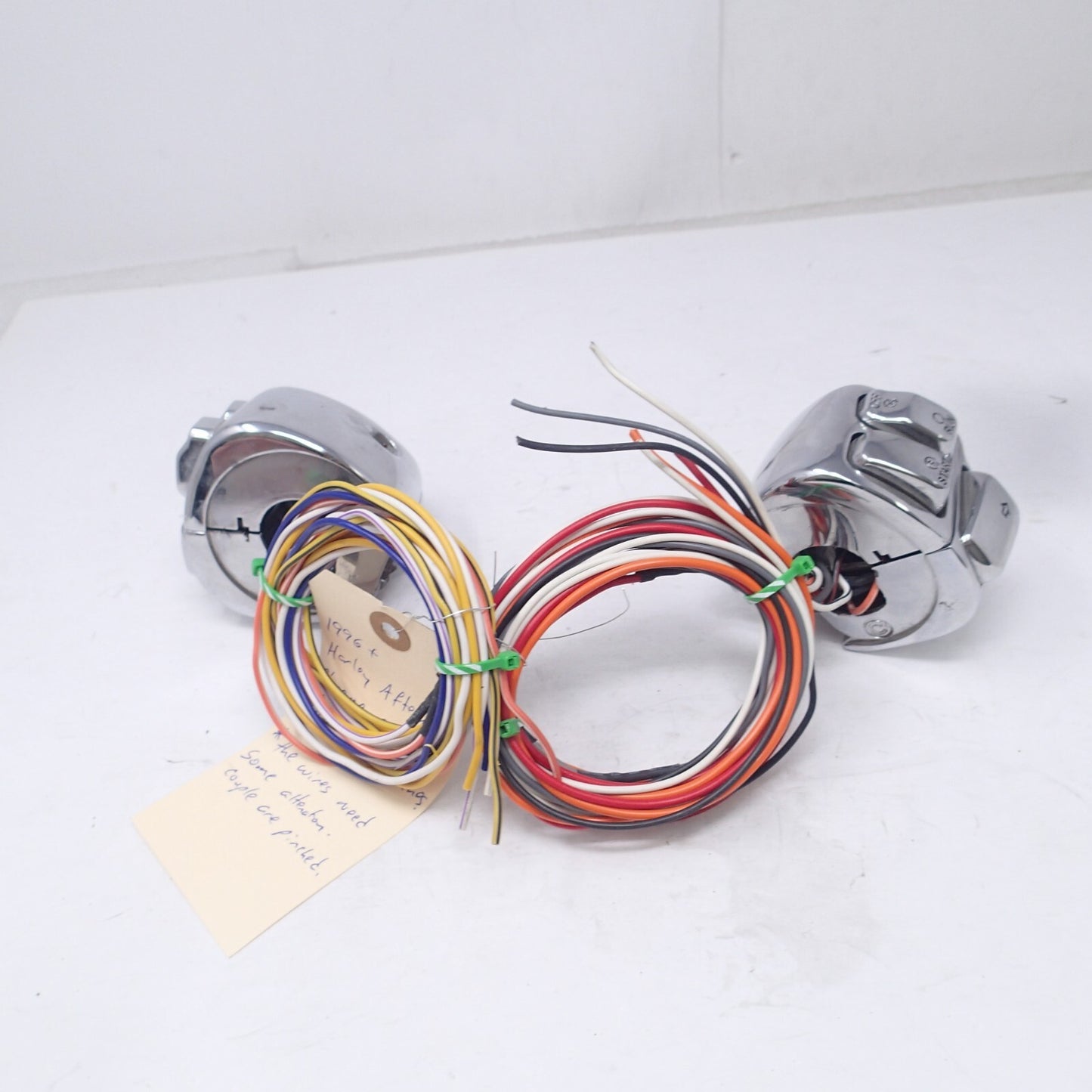 1996+ Harley Aftermarket Chrome switch housings &switche