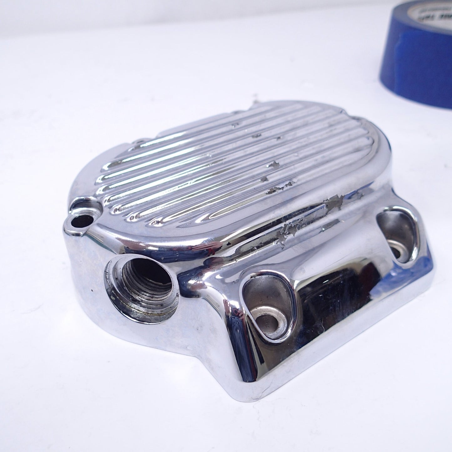 TRANSMISSION END COVER HARLEY FATBOY DYNA HERITAGE REPLACES OE 37105-87A rusty