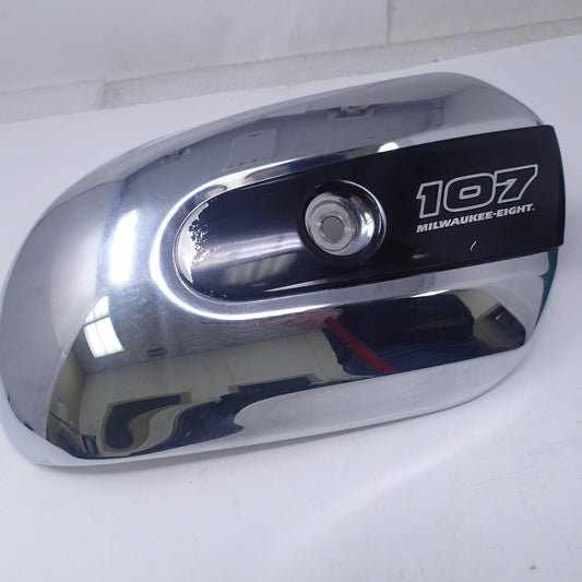 HARLEY DAVIDSON CHROME 107 CUBIC INCHES AIR CLEANER COVER ONLY
