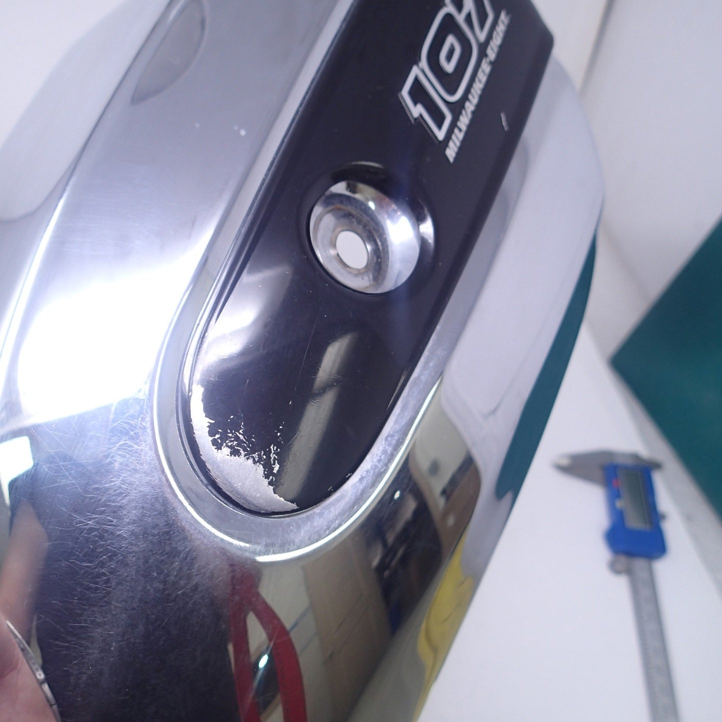 HARLEY DAVIDSON CHROME 107 CUBIC INCHES AIR CLEANER COVER ONLY