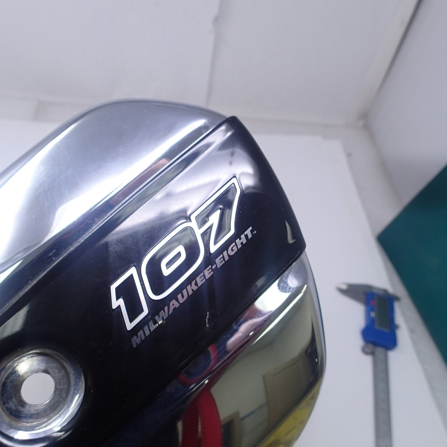 HARLEY DAVIDSON CHROME 107 CUBIC INCHES AIR CLEANER COVER ONLY