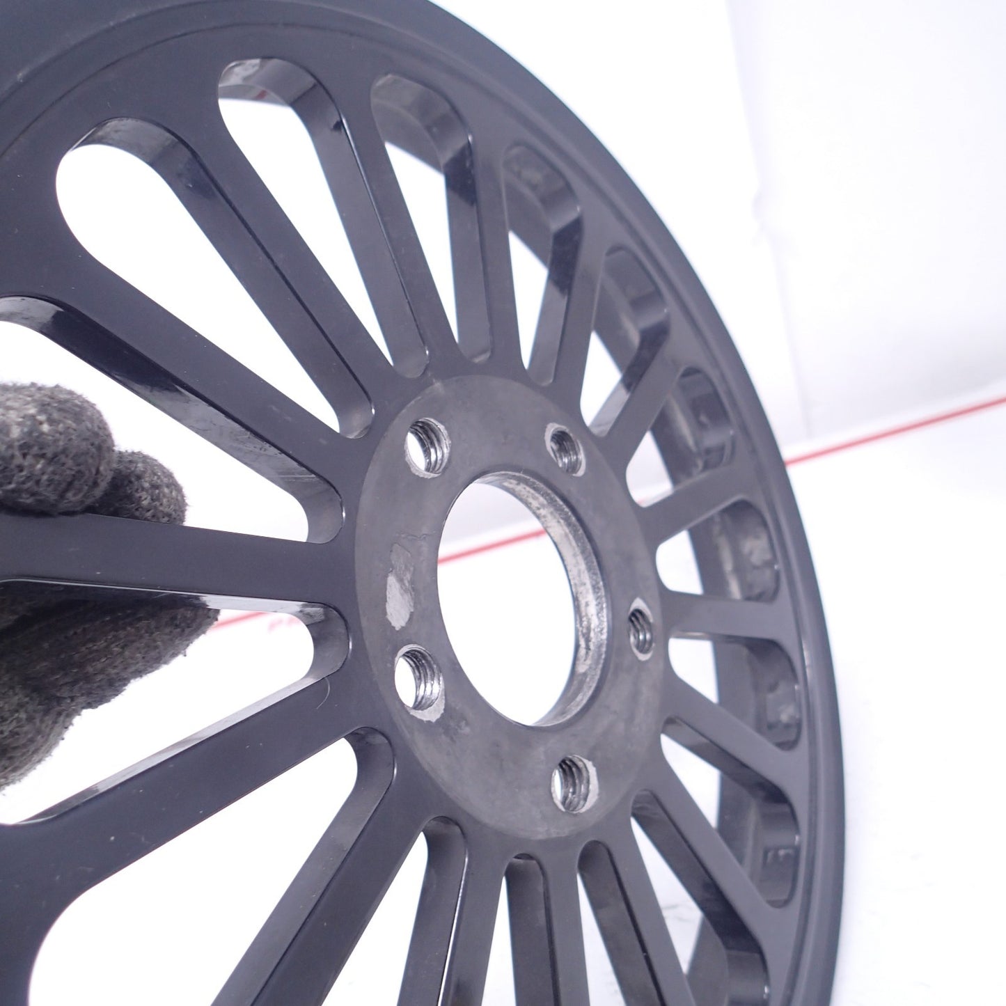 DNA Super Spoke Black 66 T 1" Rear Pulley 07-23 Softail Heritage Deluxe Harley