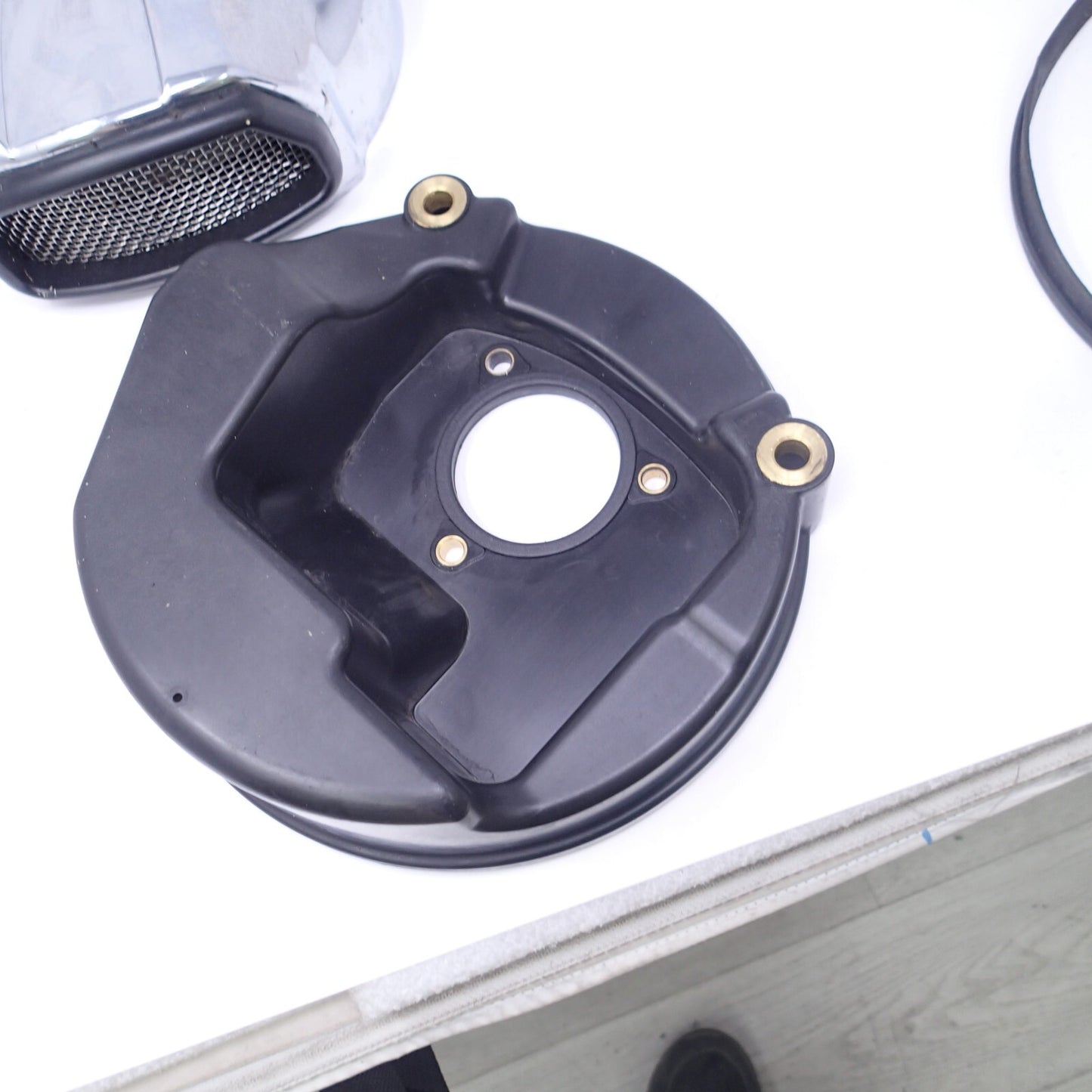 HARLEY DAVIDSON TOURING FLH SOFTAIL CHROME 103 AIR CLEANER COVER 61300273