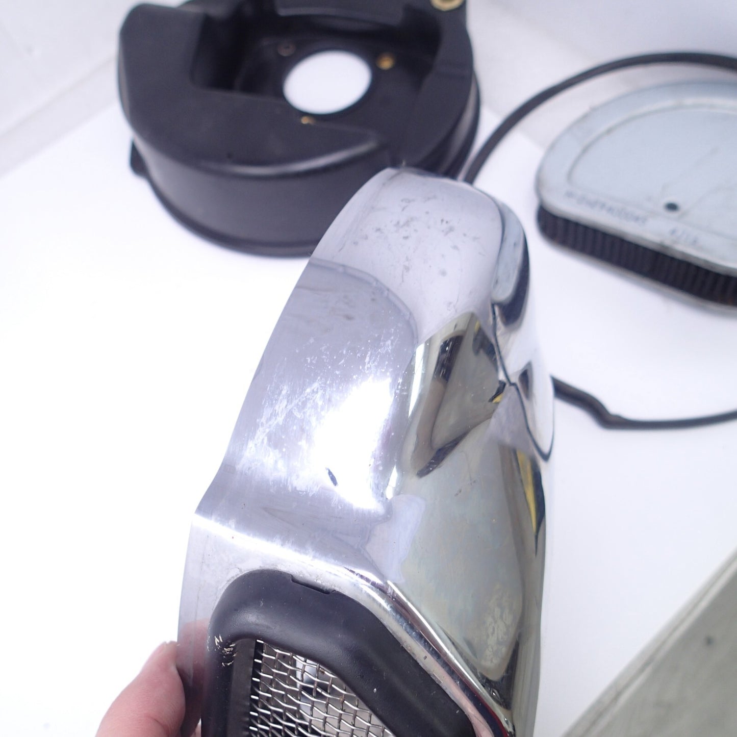 HARLEY DAVIDSON TOURING FLH SOFTAIL CHROME 103 AIR CLEANER COVER 61300273