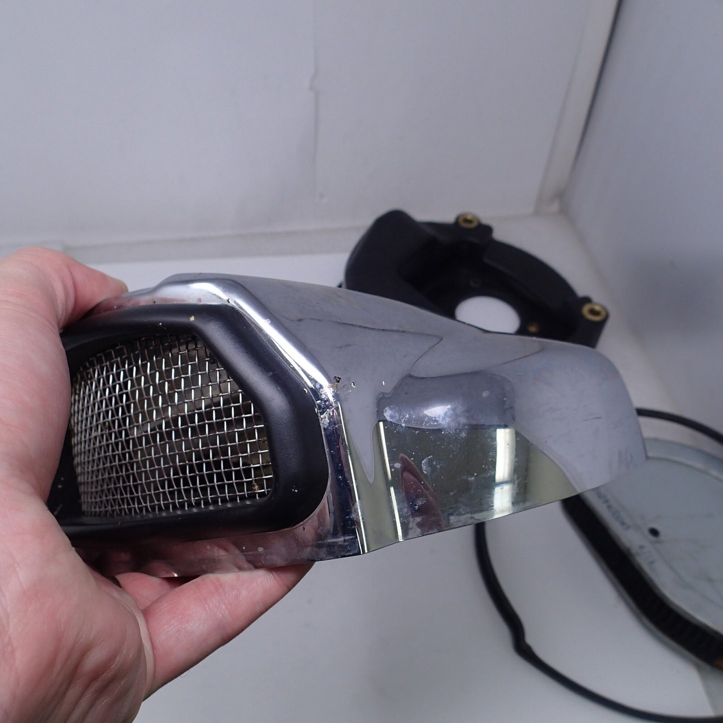 HARLEY DAVIDSON TOURING FLH SOFTAIL CHROME 103 AIR CLEANER COVER 61300273