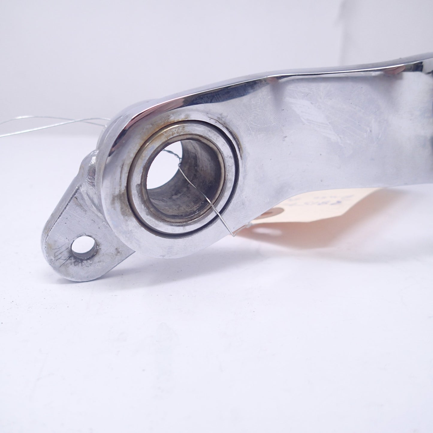 38157-12 12 Harley Dyna Switchback Back Rear Brake Pedal Lever & Pad CHROME