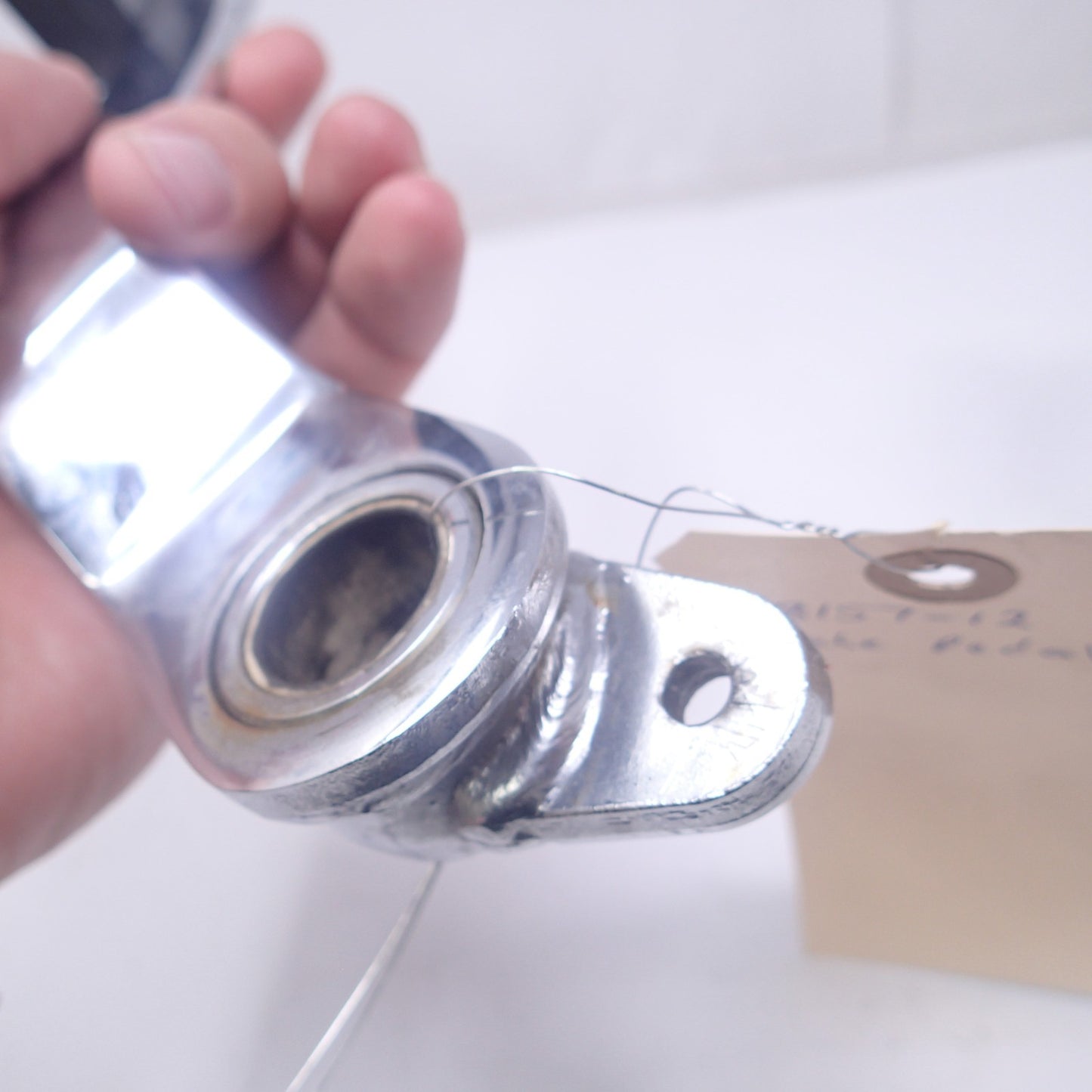 38157-12 12 Harley Dyna Switchback Back Rear Brake Pedal Lever & Pad CHROME