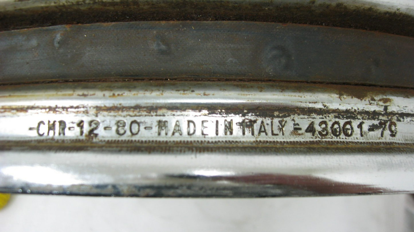 Harley 19 x 2.5" 40 Spoke Duel Rotor Rim 43001-79 Mounted on Unknown Hub