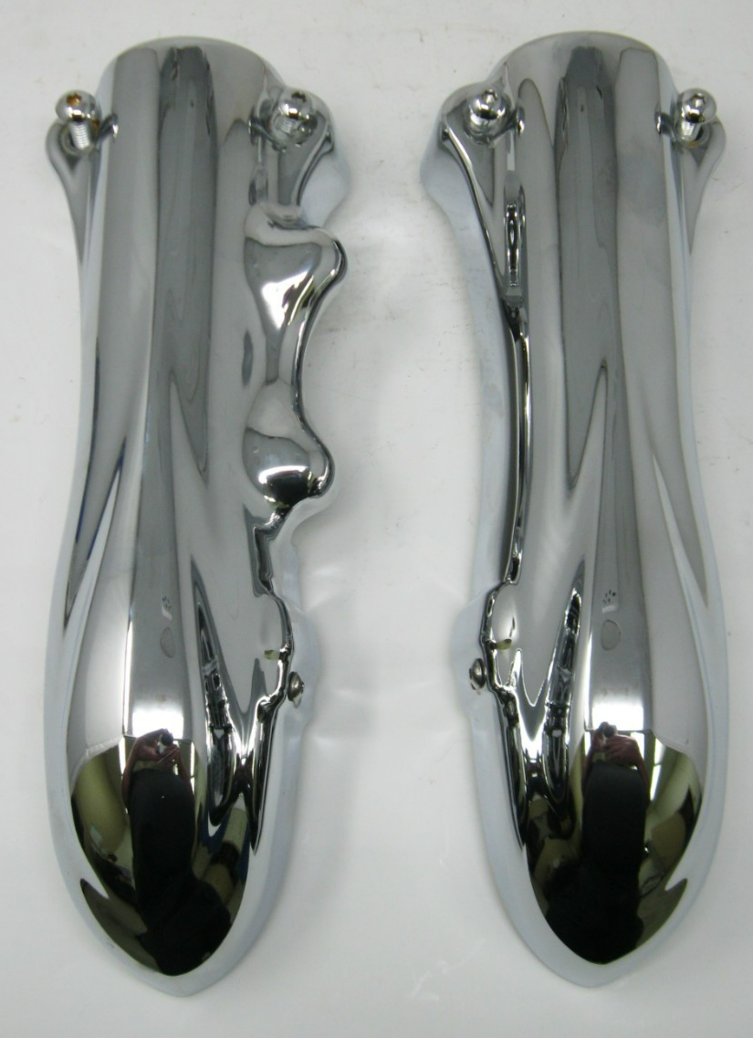 Kuryakyn Chrome 08 & Later FLST (Except Springer) Lower Leg Covers 8634