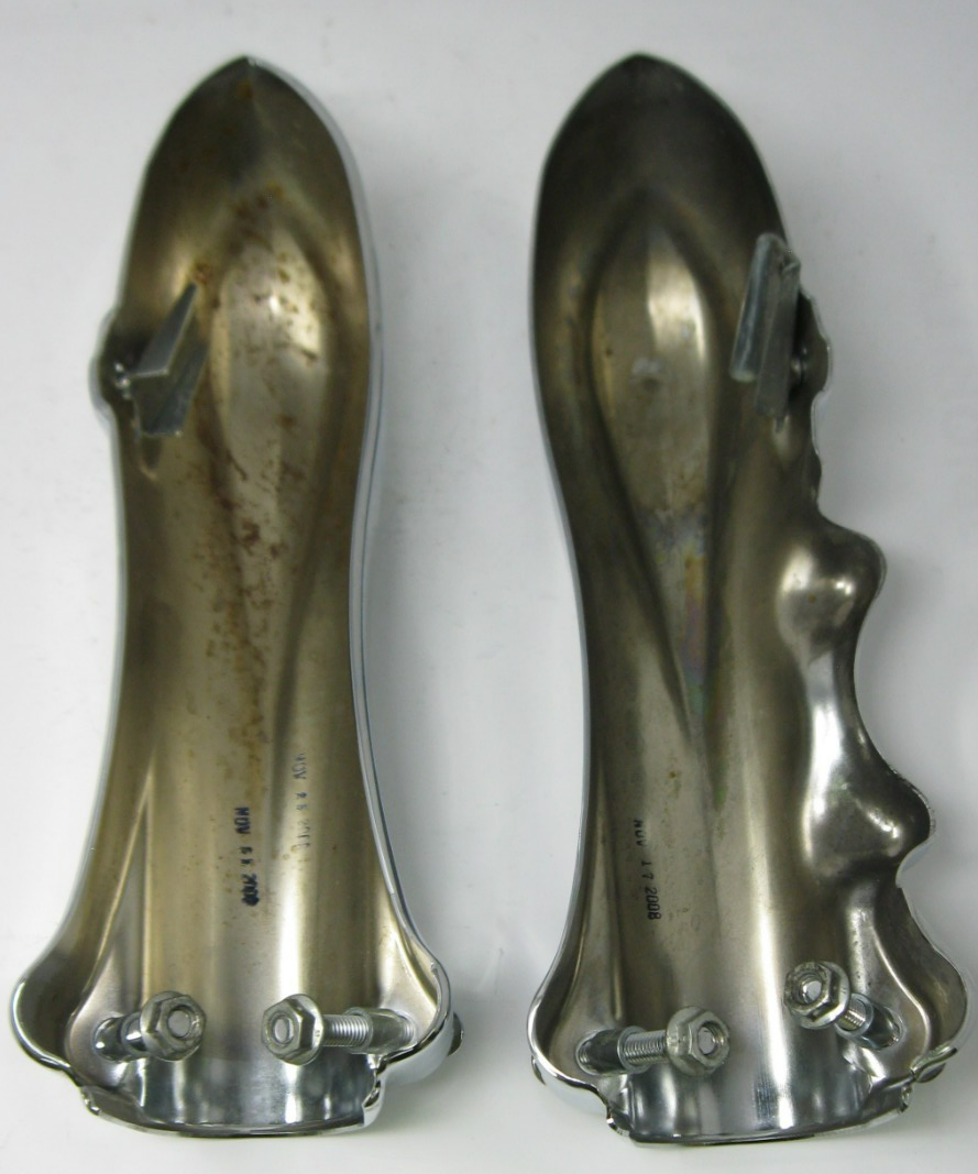 Kuryakyn Chrome 08 & Later FLST (Except Springer) Lower Leg Covers 8634
