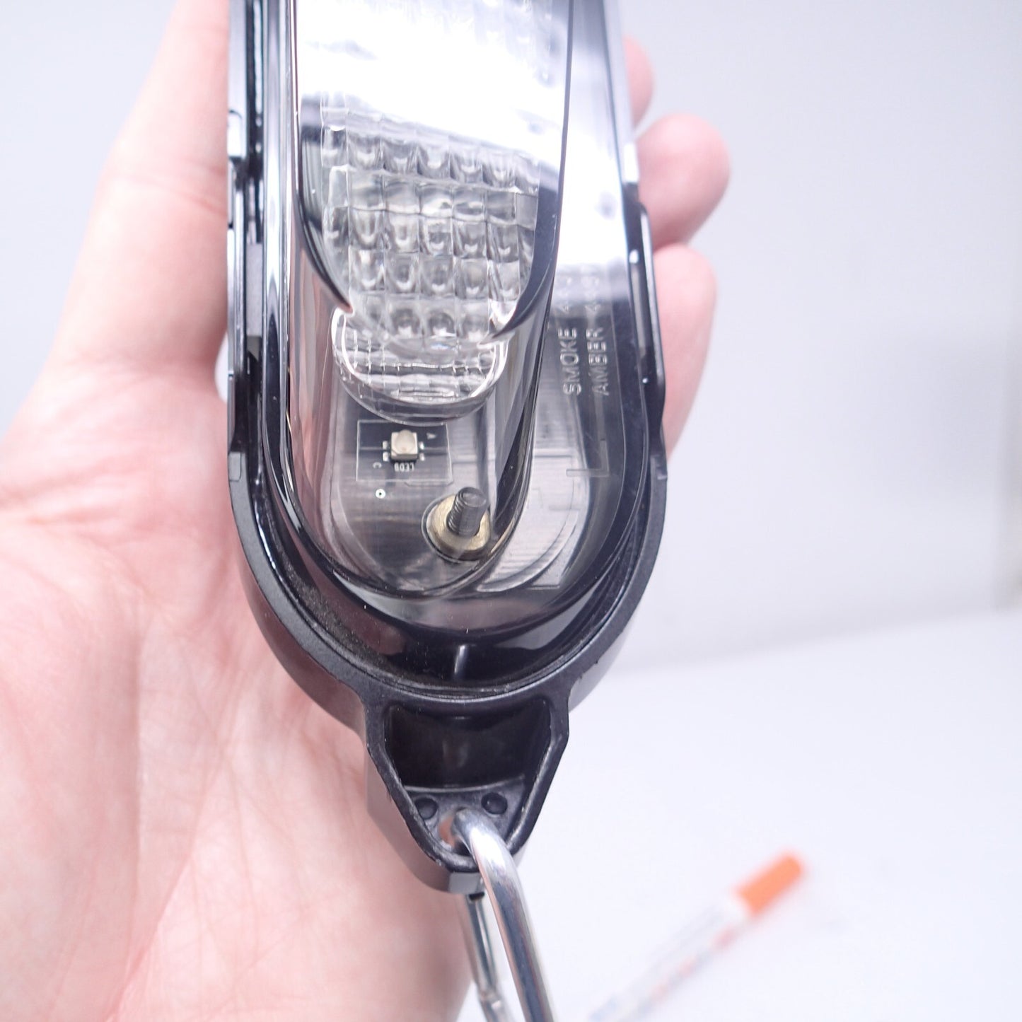 Harley Rear LH Fender Panel Light - Red Light - Smoked Lens - 69383-09A