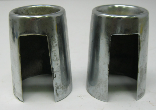 Chrome Shock Bolt Covers - PAIR - Unknown Fitment - See Measurement Photos