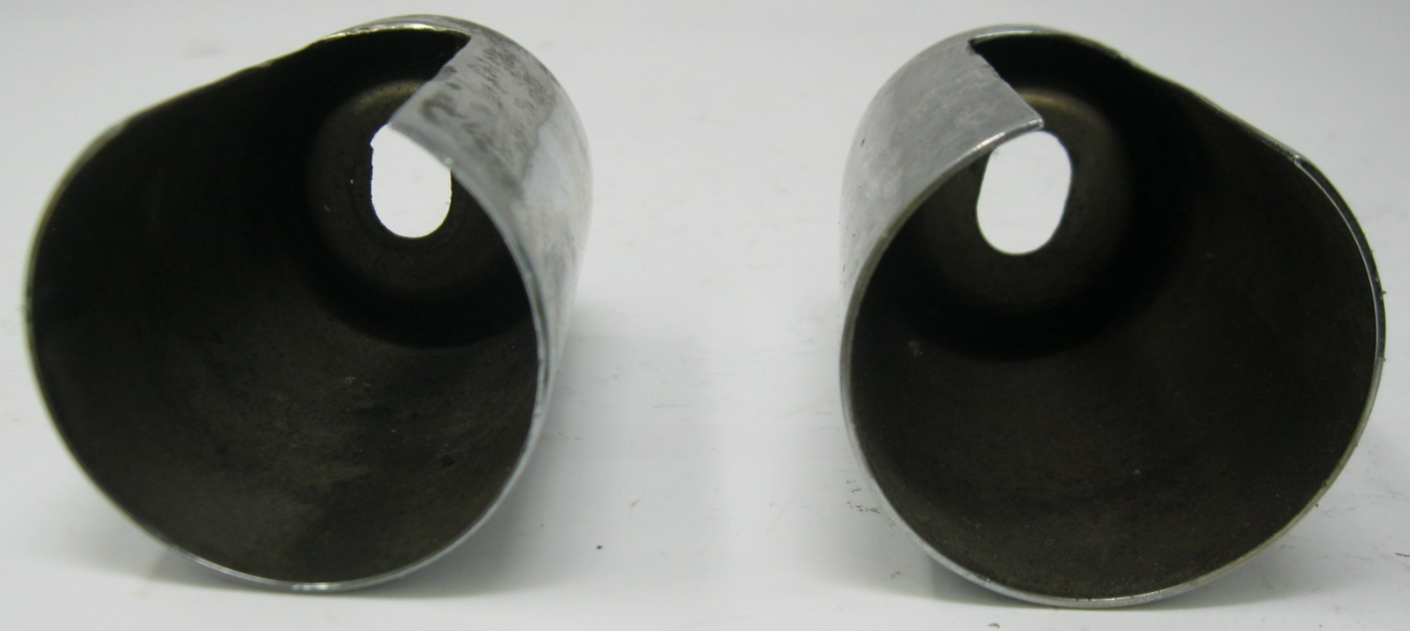 Chrome Shock Bolt Covers - PAIR - Unknown Fitment - See Measurement Photos