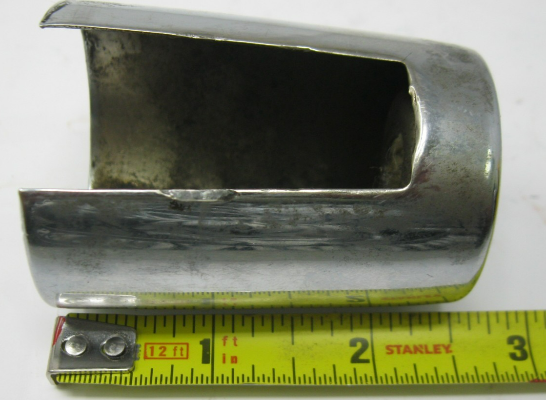 Chrome Shock Bolt Covers - PAIR - Unknown Fitment - See Measurement Photos