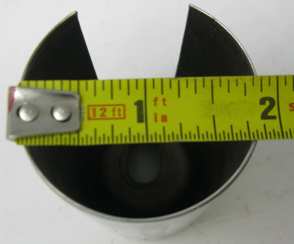 Chrome Shock Bolt Covers - PAIR - Unknown Fitment - See Measurement Photos