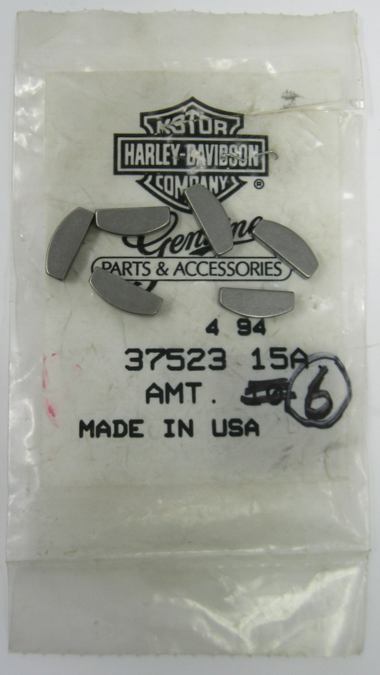 Harley-Davidson OEM 80-84 Touring, Foftail Clutch Shaft Key (6 Pack)  37523-15A
