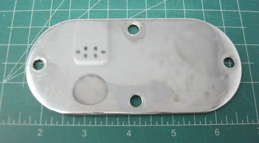 Harley-Davidson OEM 92-99 Dyna Chrome Primary Cover Inspection Plate 60529-90