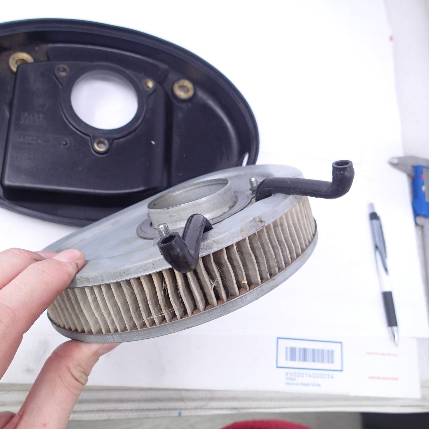 Harley Davidson Air Filter Element  Back Plate 29633-08 / 29584-01/ 29630-08