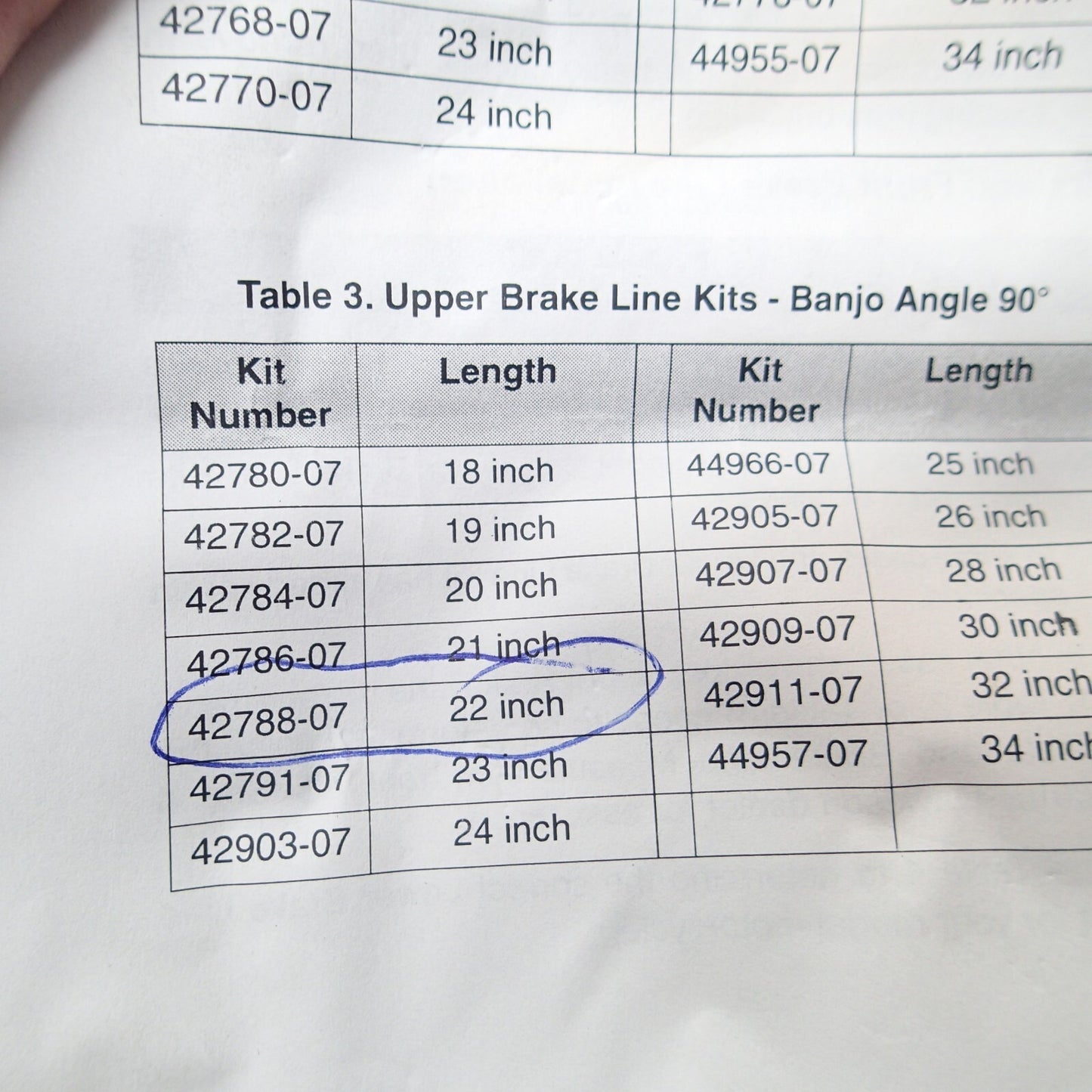 NEW OEM Harley-Davidson 28” Diamondback Brake Line 44355-08 Sup. 41800422