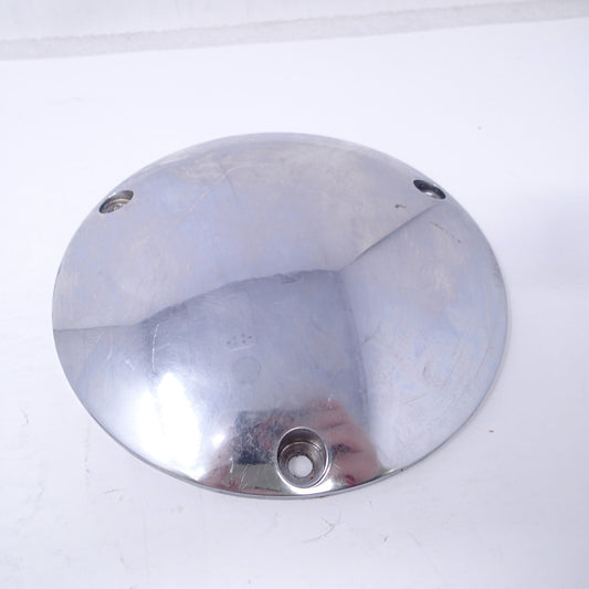 Harley Davidson Shovelhead Chrome 3 Hole Derby Cover USED