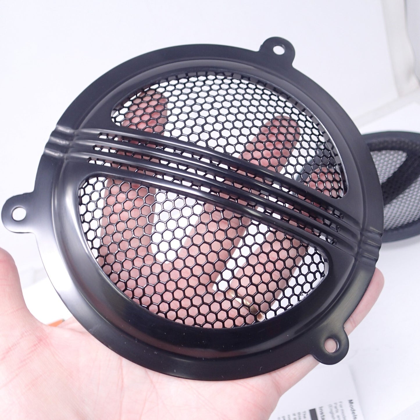 Harley Davidson Defiance Batwing Fairing Speaker Grills - Black Finish 76000686