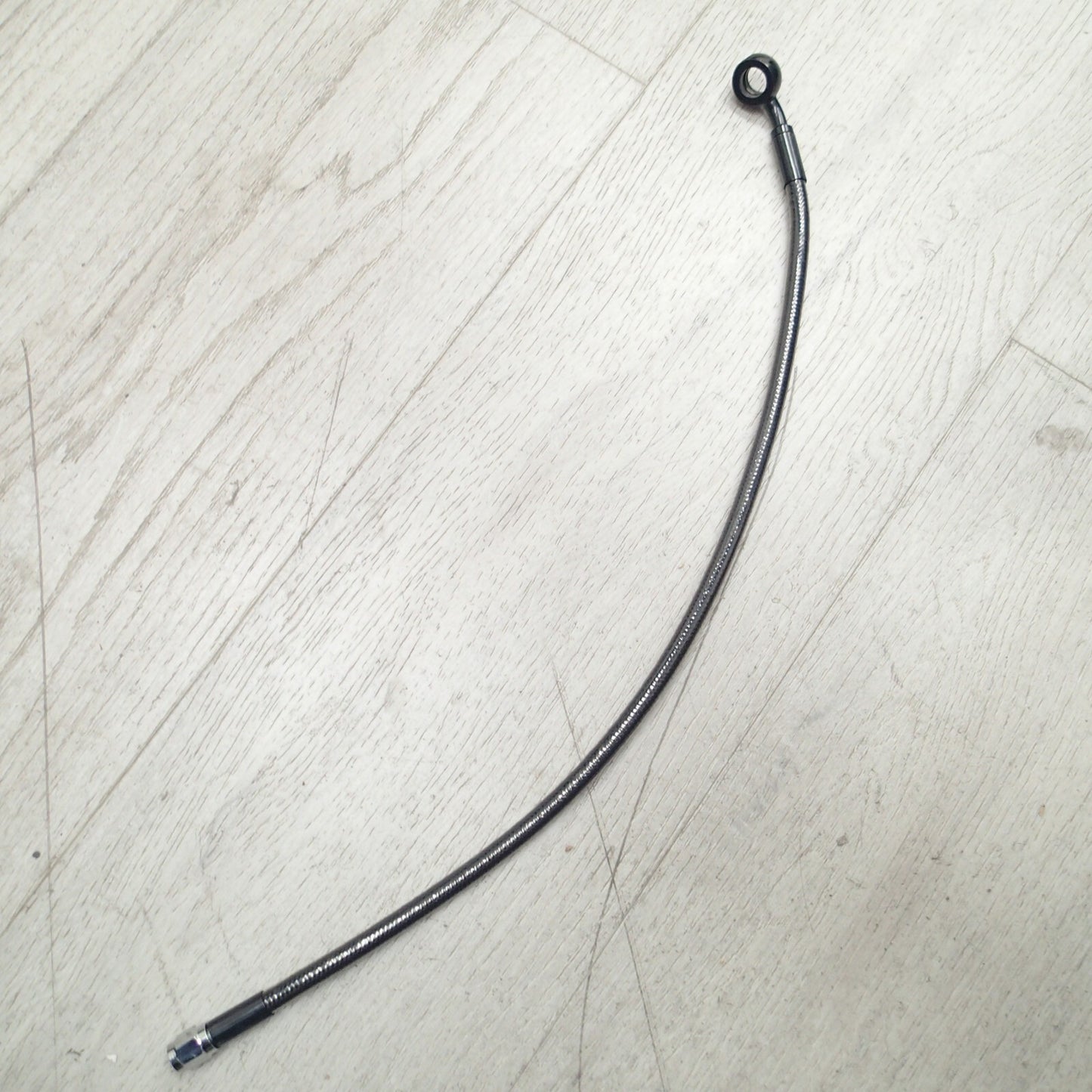 HARLEY BRAKELINE, UPR, B'BLK, 35DEG 41800106A