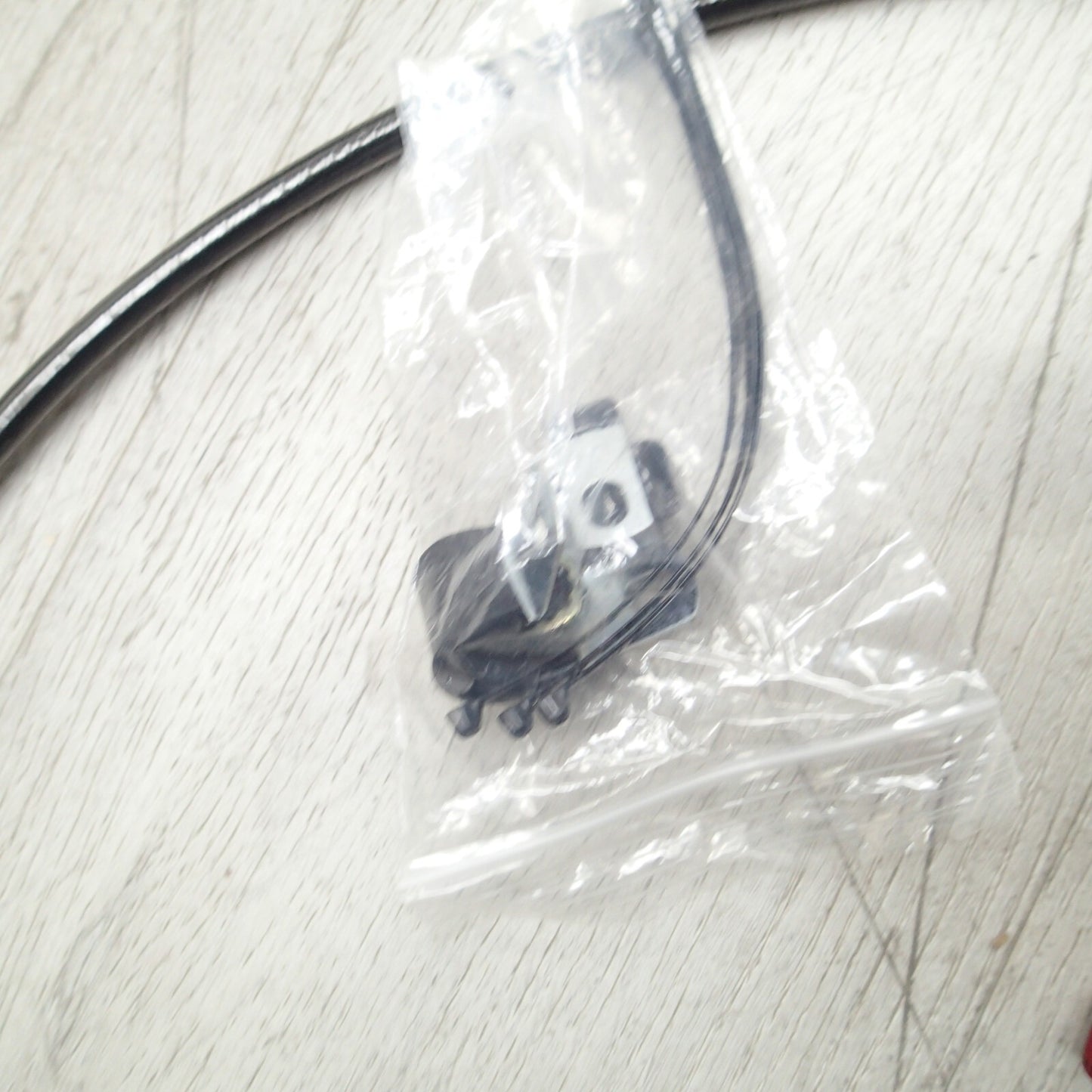 HARLEY BRAKELINE, UPR, B'BLK, 35DEG 41800106A