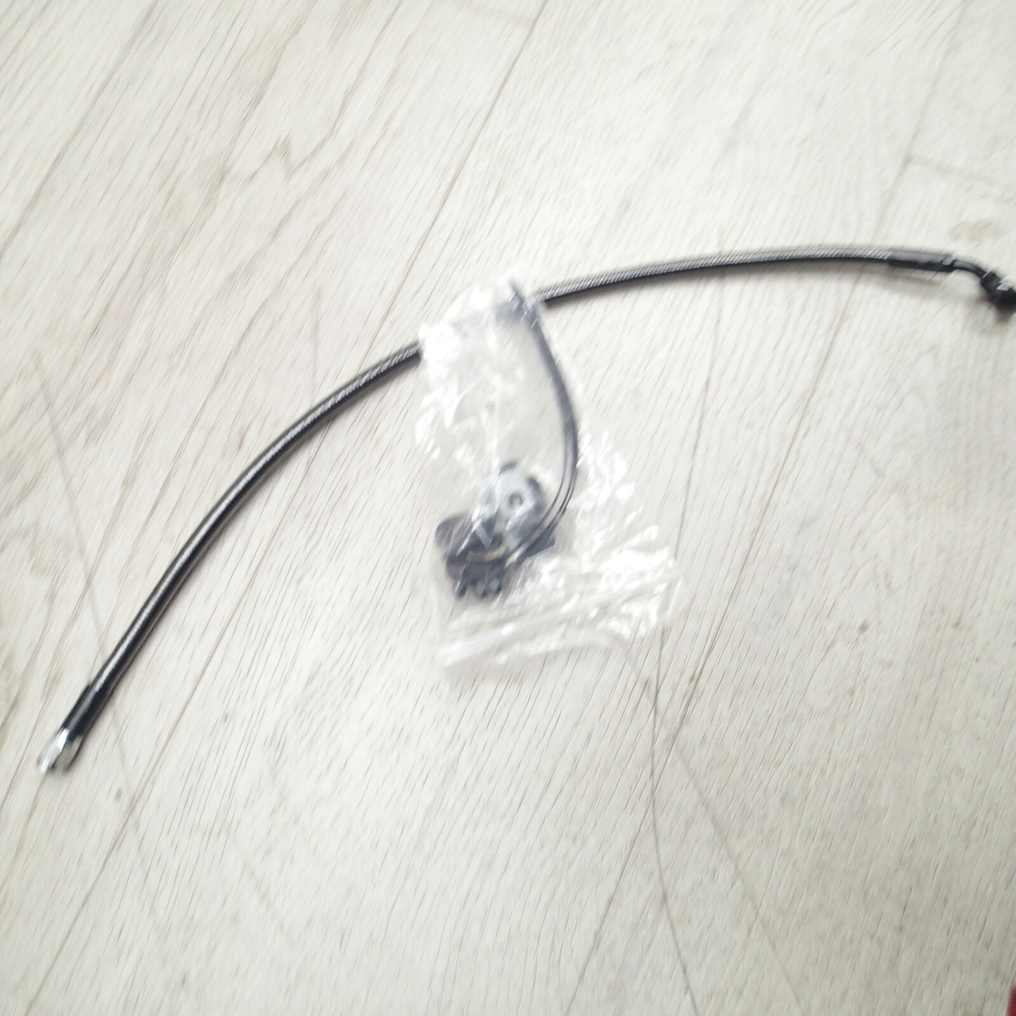 HARLEY BRAKELINE, UPR, B'BLK, 35DEG 41800106A